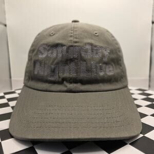 Saturday Night Live SNL Tonal Gray Dad Hat Quake City Caps NWOT Official NBC